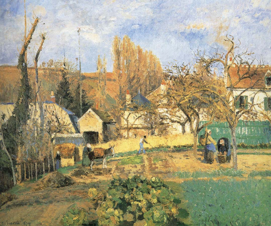 Camille Pissarro Pang plans Schwarz garden